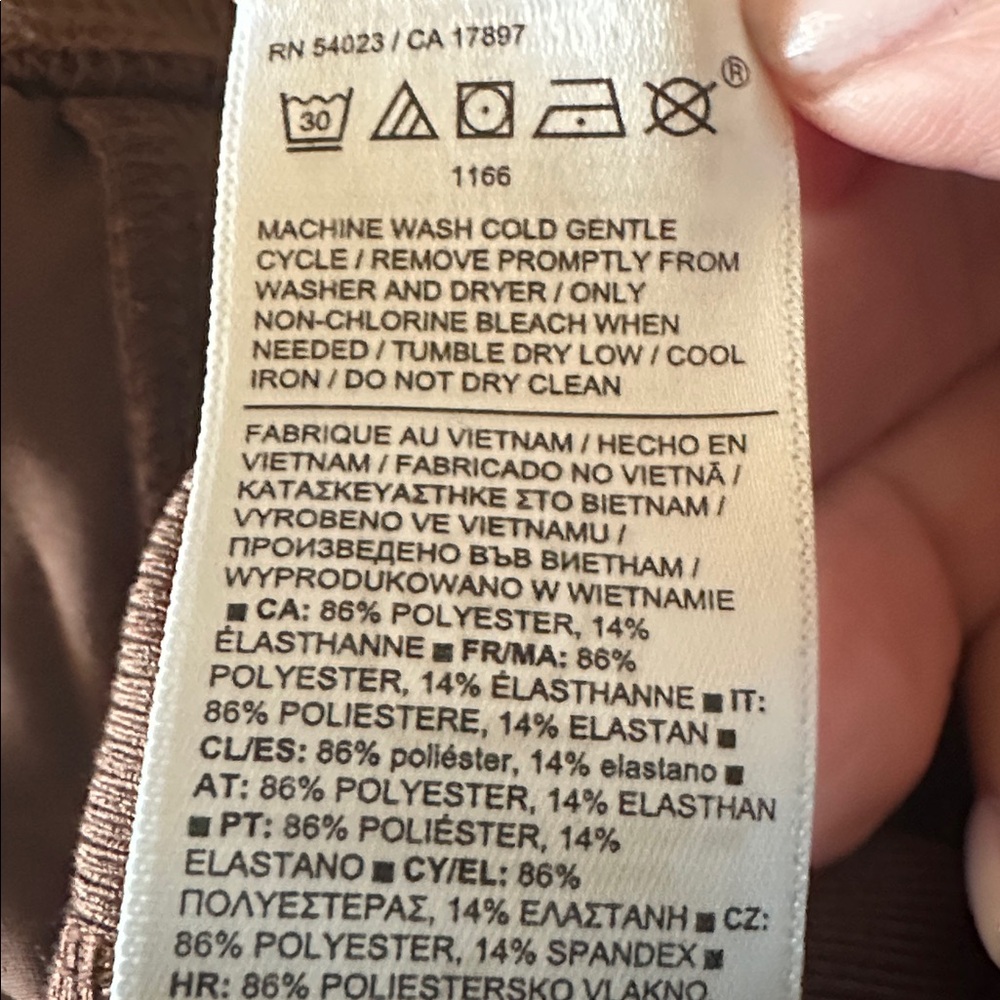 Athleta Chocolate Brown Brooklyn Ankle Pant Size 12 - Picture 4 of 10